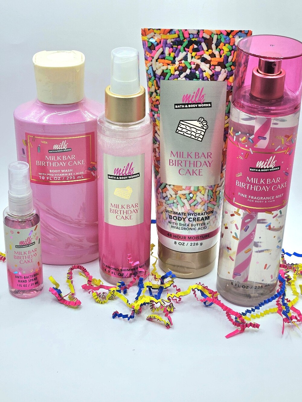 Bath & Body Works Milk Bar Birthday Cake Set - Pink